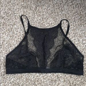 Black lacy victoria secrets Bralette